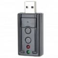 USB 7.1 Virtual adaptador de placa de som externo