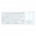 I6 RII Mini 2 em 1 2.4 GHz 66-chave Wireless Teclado + Universal controlador remoto IR