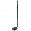 2.4 GHz 2800mW alta potência 802.11 b / g USB 2.0 Wireless Network Dongle com antena de 9dBi - preto