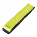 Equitação Velcro Leg calças banda cinta com 2-modo 4-LED vermelho acende (1 x CR2032)