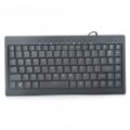 Compact USB teclado com fio 87 teclas (120 CM-cabo)
