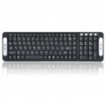 MC Saite 105-chave 2.4 GHz Wireless teclado multimídia c / receptor (2 x AAA)