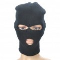 Ao ar livre esportes tricotar quente Balaclava máscara - preto