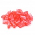 RJ45 8P8C Modular Plug conector de rede - vermelho (30 peça Pack)