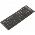 Fosco 48-chave teclado autocolantes - preto (Espanhol)