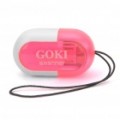 2-Em-1 leitor de cartão TF + celular Micro USB tarifação cabo - rosa profundo em forma de mini feijão