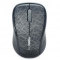 Rapoo 3100P 5,8 GHz Wireless 1000DPI mouse óptico com receptor USB - cinza + preto (2 x AA)