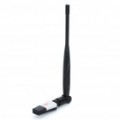 Mini USB 150Mbps 802.11 adaptador de rede Wi-Fi Wireless c / antena