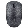 Mini Rapoo 5,8 GHz Wireless Optical Mouse com receptor USB - preto (1xAAA)