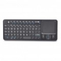 I6 RII Mini teclado Bluetooth para 72-chave 2-em-1 c / Trackpad + controlador remoto IR Universal - preto