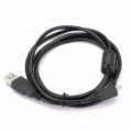 4-Core Mini 5 pinosos para cabo USB - preto (151 cm)