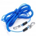 Vara de pesca pesca Lock corda elástica flexível se conectar corda - azul (8m)