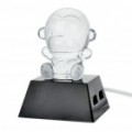 Bonito Cartoon Monkey HUB 4 portas USB com a mudança de luz colorida (80 CM-cabo)