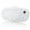 Portátil 2.4 GHz Wireless 65-chave teclado ergonômico c / receptor - branco