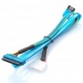 Dados de 7++ 15 pinosos/SATA 7++ pinosos SATA + Power Cable (dados-50 CM de comprimento/Power-30 CM de comprimento)
