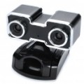 USB 2.0 Double CMOS Webcam 3D com óculos 3D