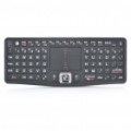 RII Mini N7 Wireless Bluetooth 3.0 79-chave teclado c / Mouse Touchpad - preto