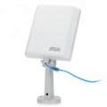 2000mW 2.4 GHz 802.11 b / g 54Mbps USB 2.0 WiFi Wireless Network Adapter - branco