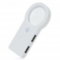 Hub 4 portas USB com Detector Money Light & 3 3x Magnifier