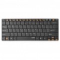 Rapoo E9050 Wireless ultra-fino 82-chave teclado - preto (2 x AAA)