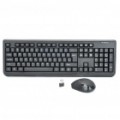 2.4 GHz Wireless 104-chave teclado QWERTY Mouse 1000DPI c / receptor Combo