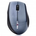 Genuíno LEXMA M730R 2.4 GHz Wireless 1000DPI azul rastrear mouse - preto + cinza (2 x AAA)