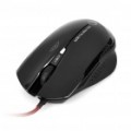 USB 3200DPI 4-chave Gaming Mouse óptico - preto