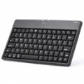 Ultra-Thin Silicone Bluetooth v 2.0 76-chave teclado - preto