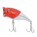 Realistas peixes estilo pesca isca c / agudos ganchos - vermelho + prata