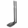 ALFA 6000mW 802.11 b/g 150Mbps Wi-Fi Wireless adaptador de rede USB - preto