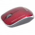 RHORSE Mini 2.4 GHz 1600DPI Wireless Mouse óptico c / substituição conchas - vermelho escuro (1 x AAA)
