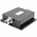 2.4 ~ 2.5 GHz 2.4V 3W (35DBM) Indoor Wireless Signal Booster amplificador - preto (2-Flat-Pin Plug)