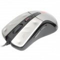 Rapoo V15 USB 2.0 800/1600/3200 DPI Gaming Mouse - prata + preto (160 cm)