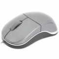 N6000 Fio USB mouse óptico 1000DPI - cinza (110 cm-Cabo comprimento / 5V)