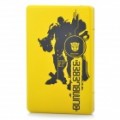 Transformadores padrão USB 2.0 SATA disco rígido disco caso Enclosure com / Soft Pouch - amarelo