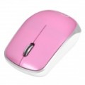 G2 2.4 GHz 1000DPI Wireless Mouse óptico c / receptor USB - Rosa (1x AA)