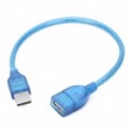 Anti-Interference USB A macho para cabo USB A fêmea conexão - azul (30 cm)