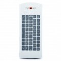 2.4 GHz Wireless Multi-Touch Control Mouse teclado c / receptor USB - branco + preto