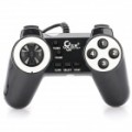 USB 2.0 com fio GamePad para jogos de PC Controlador - preto