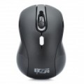 2.4 GHz 1600DPI Wireless Mouse com receptor USB - preto (1 x AA)