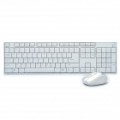 2.4 GHz Wireless 104-chave Teclado + Mouse Wireless Set - White (1 x AA / 2 x AAA)