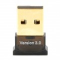 Mini Bluetooth v 3.0 Dongle adaptador USB - preto