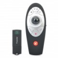 2.4 Apresentador Wireless GHz com Laser Pointer Ponteiro laser vermelho e Trackball Mouse (2 x AAA)
