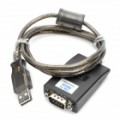 USB 2.0 para conversor de adaptador de cabo Serial RS232 II - preto (80 cm)