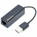 USB 2.0 10 / 100 Mbps Ethernet Adapter - preto