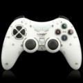 Dual Shock 2.4 GHz Wireless PC gamepad controlador de jogo - White (3 x AAA)