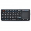 2.4 GHz Mini portátil 69-chave Wireless teclado c / Touchpad - preto