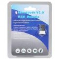 Ultra Mini Bluetooth 2.0 USB Dongle adaptador (branco)