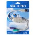 2-PS2 adaptador USB cabo (30 cm-comprimento)