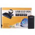 USB 2.0 UGA vários monitores externos DVI Video Card com adaptadores VGA/HDMI (máx. 1920 * 1080)
